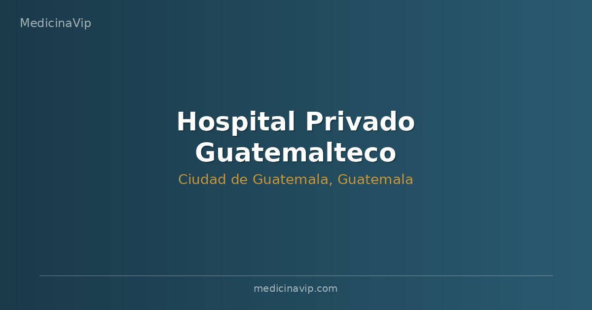Hospital Privado Guatemalteco
