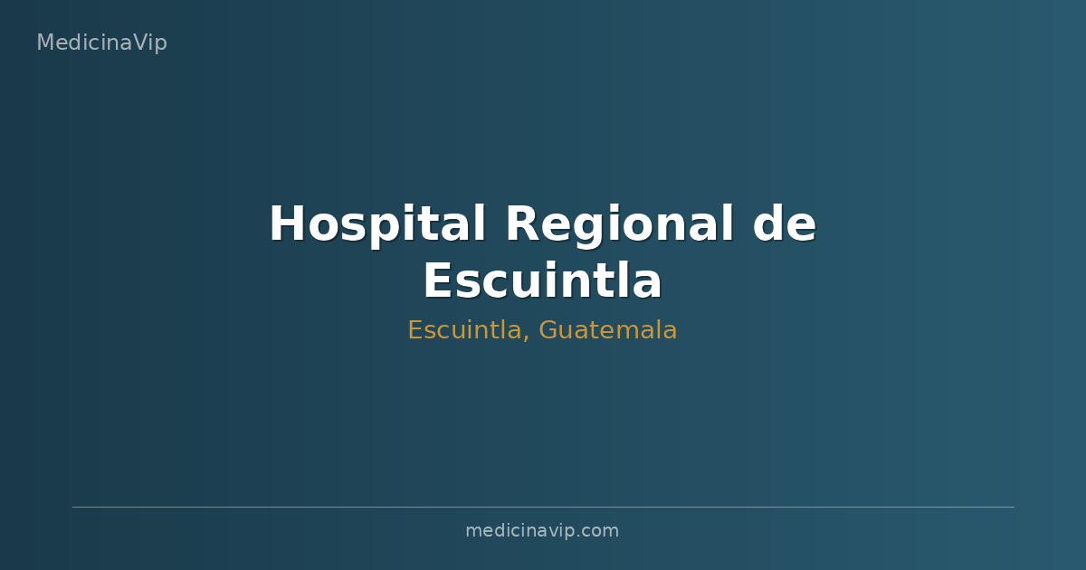 Hospital Regional de Escuintla