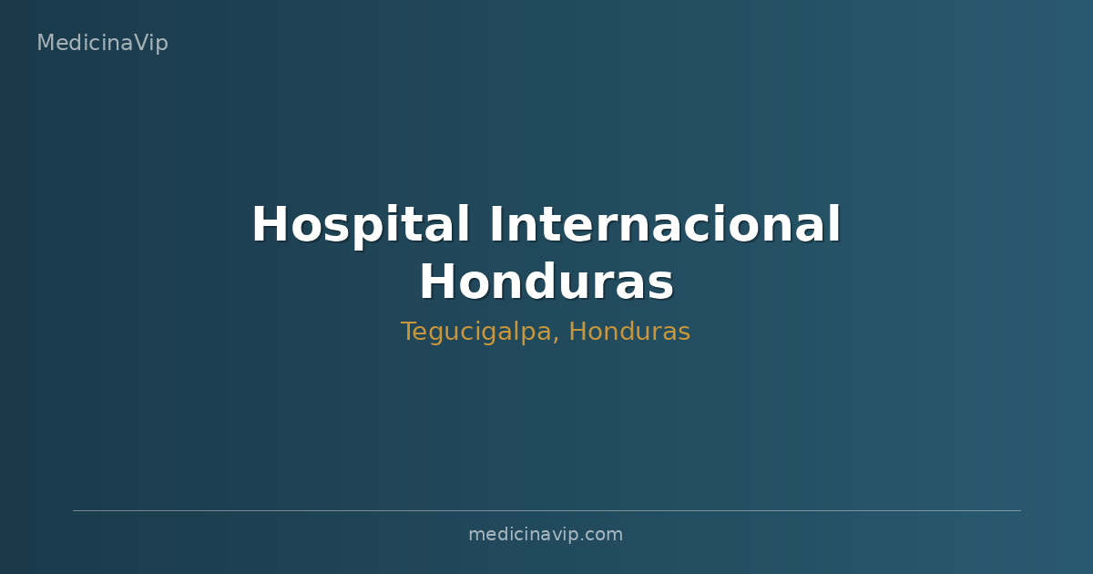 Hospital Internacional Honduras