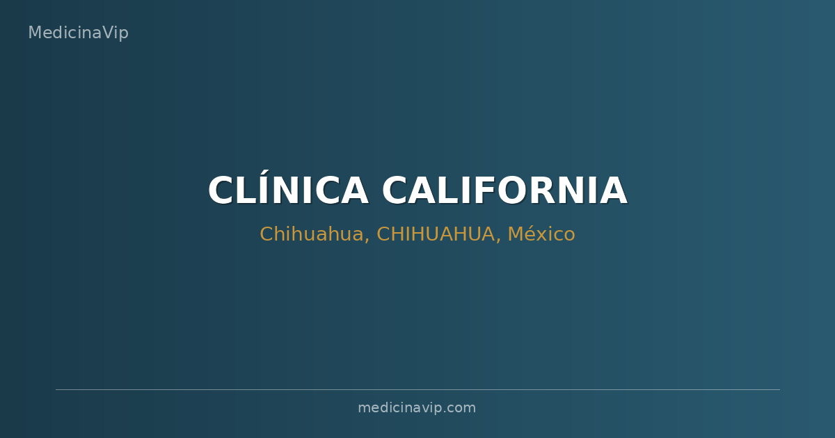 CLÍNICA CALIFORNIA