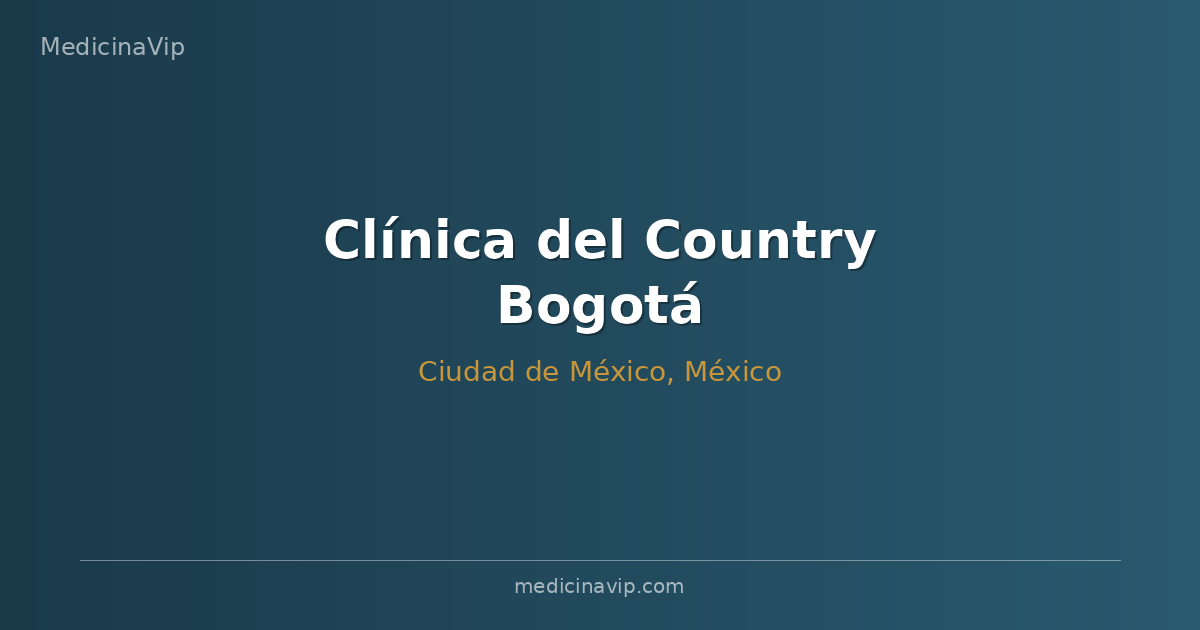 Clínica del Country Bogotá