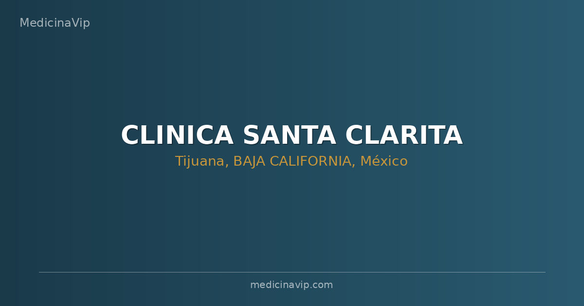 CLINICA SANTA CLARITA