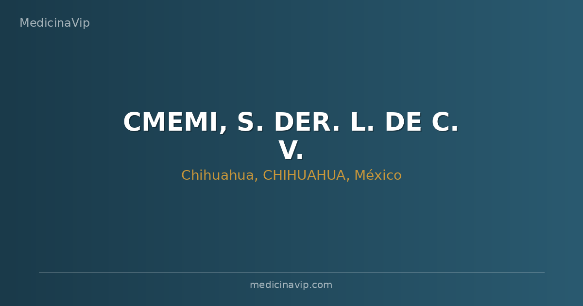 CMEMI, S. DER. L. DE C. V.