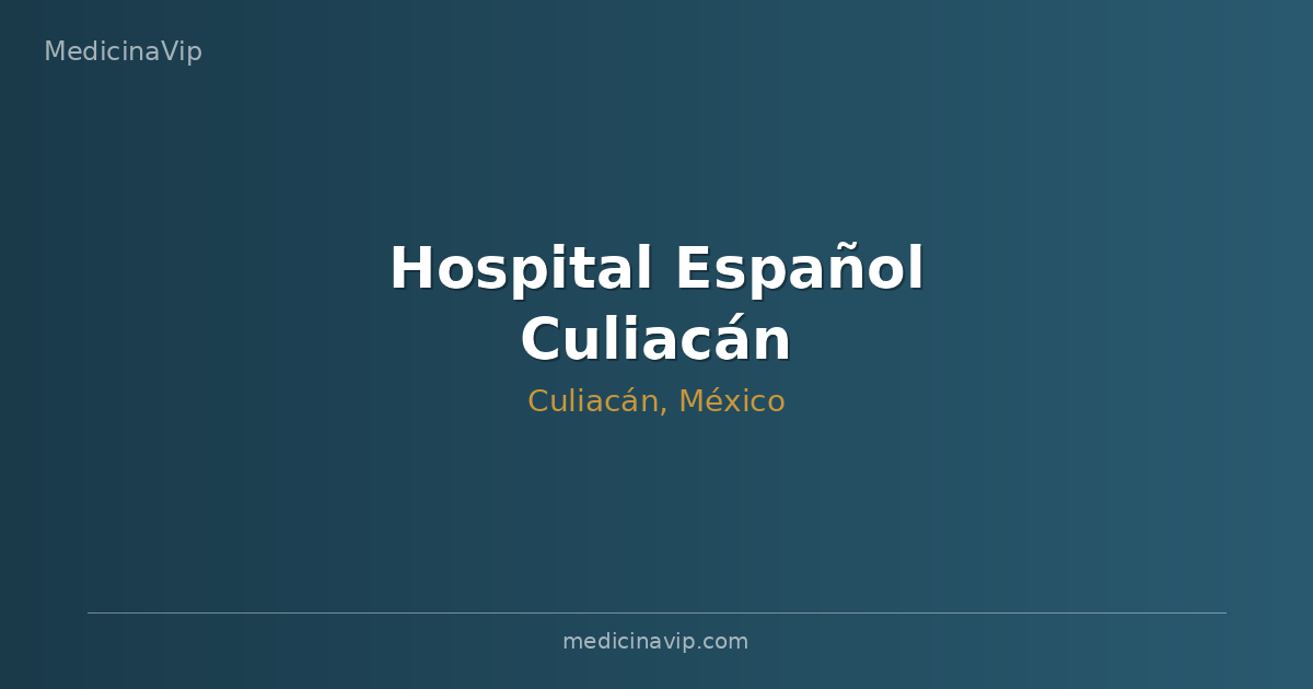 Hospital Español Culiacán