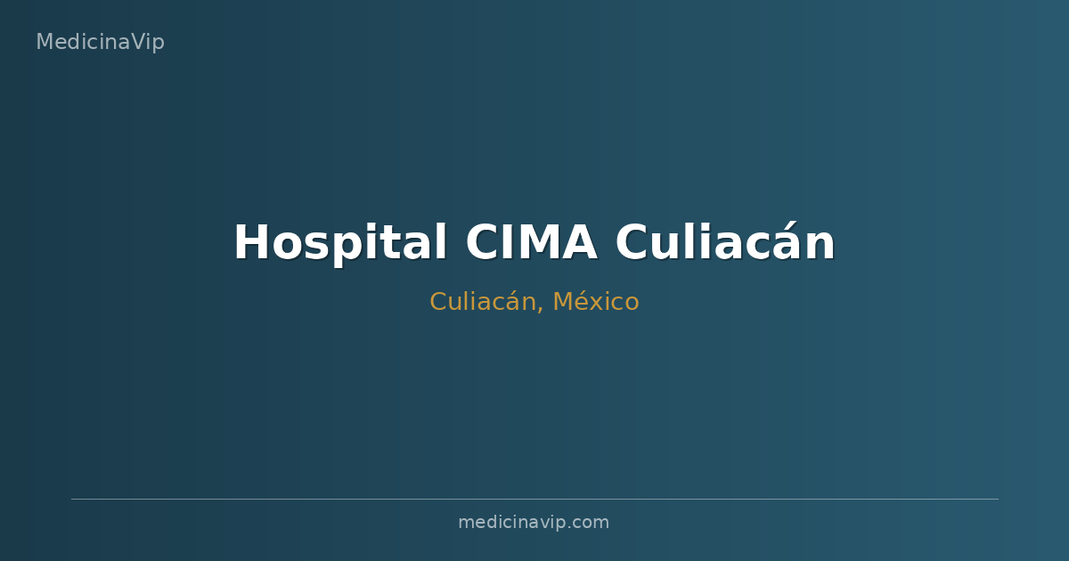 Hospital CIMA Culiacán