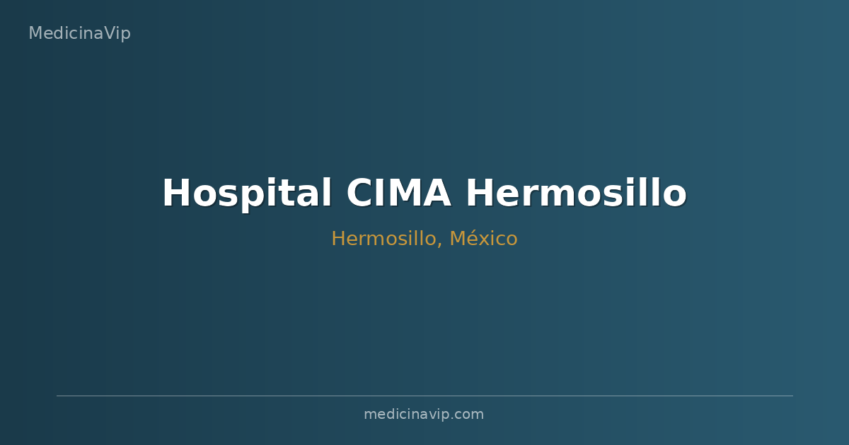 Hospital CIMA Hermosillo