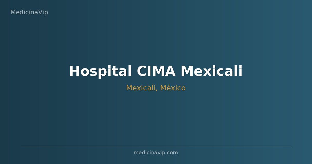 Hospital CIMA Mexicali