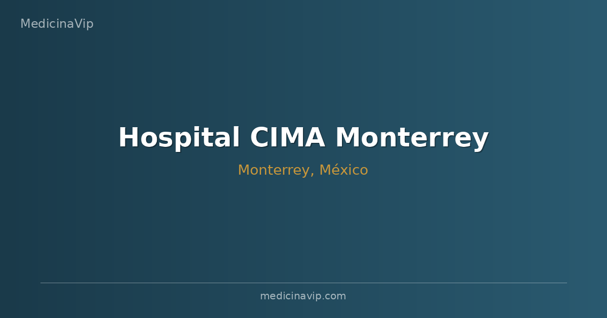 Hospital CIMA Monterrey