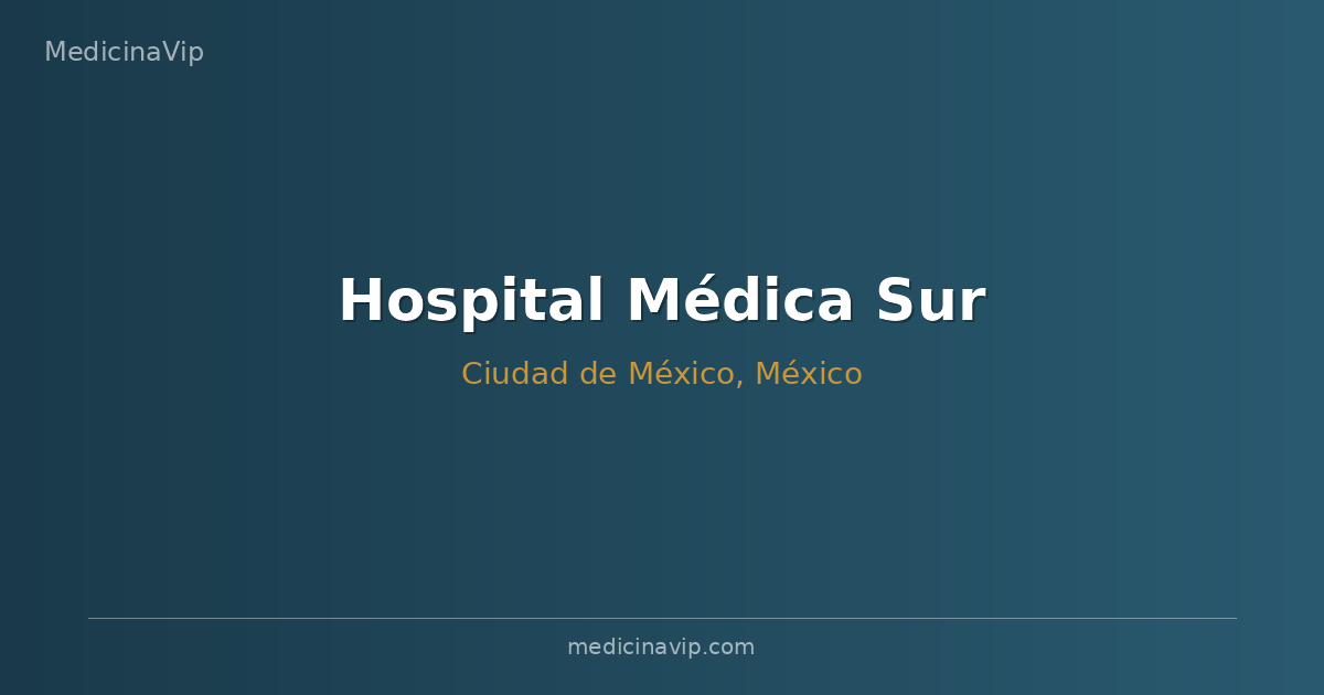 Hospital Médica Sur