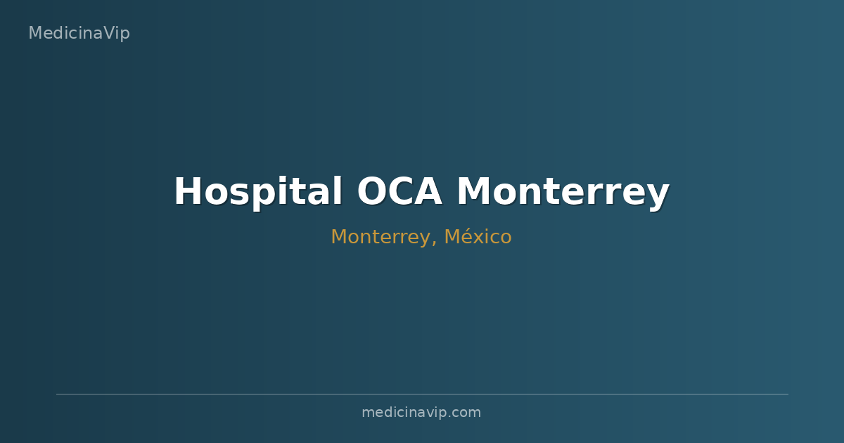 Hospital OCA Monterrey