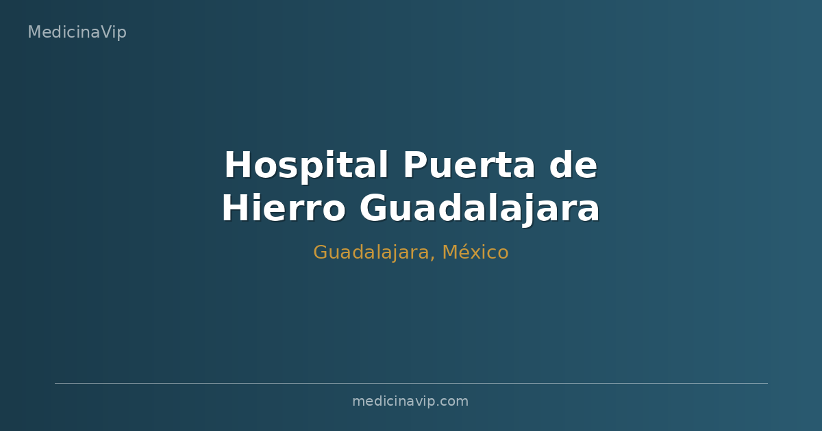Hospital Puerta de Hierro Guadalajara