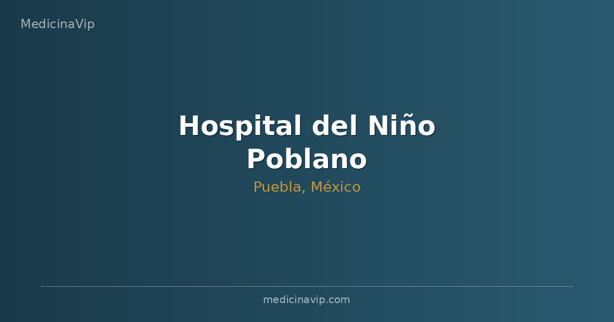Hospital del Niño Poblano