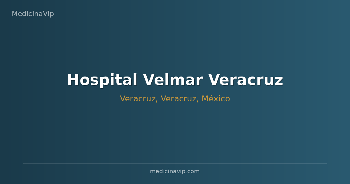 Hospital Velmar Veracruz