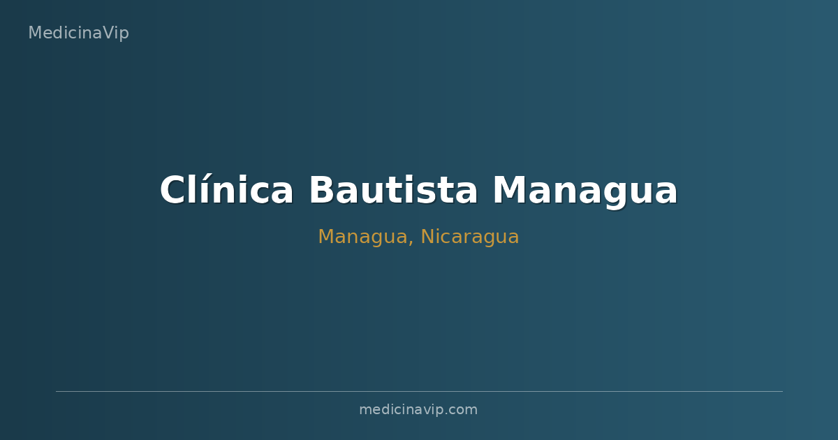 Clínica Bautista Managua