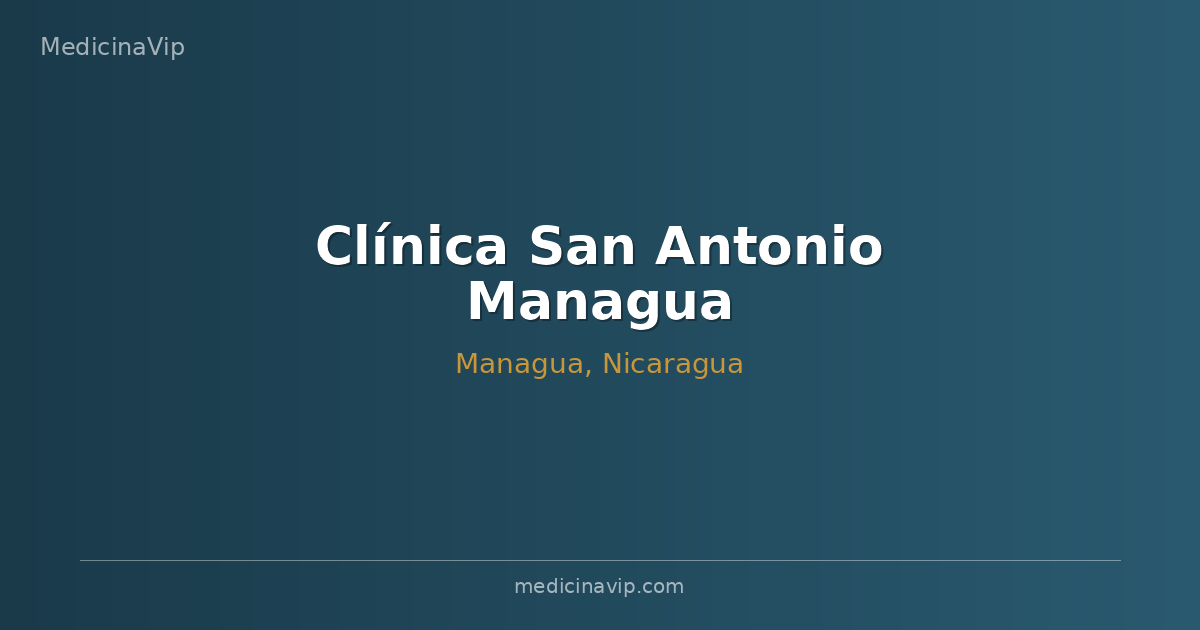 Clínica San Antonio Managua