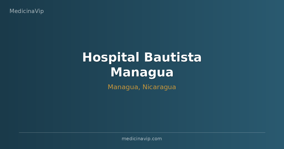 Hospital Bautista Managua