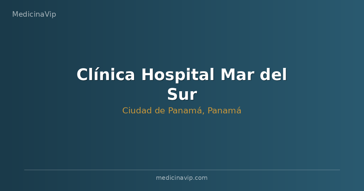Clínica Hospital Mar del Sur