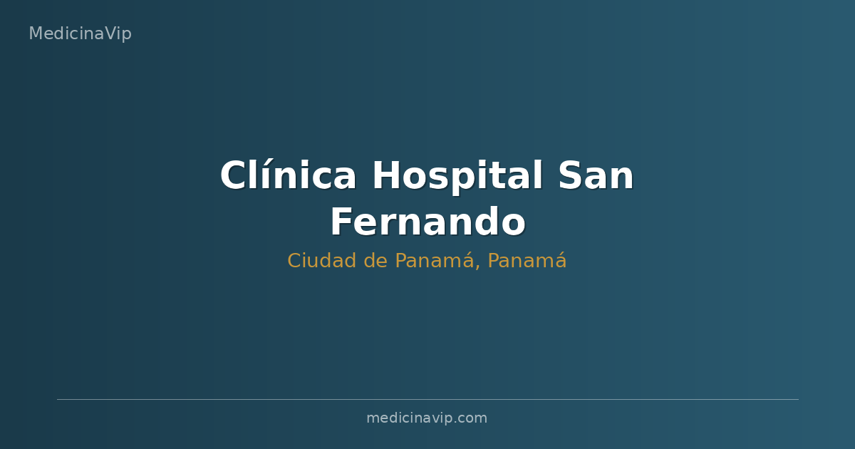 Clínica Hospital San Fernando