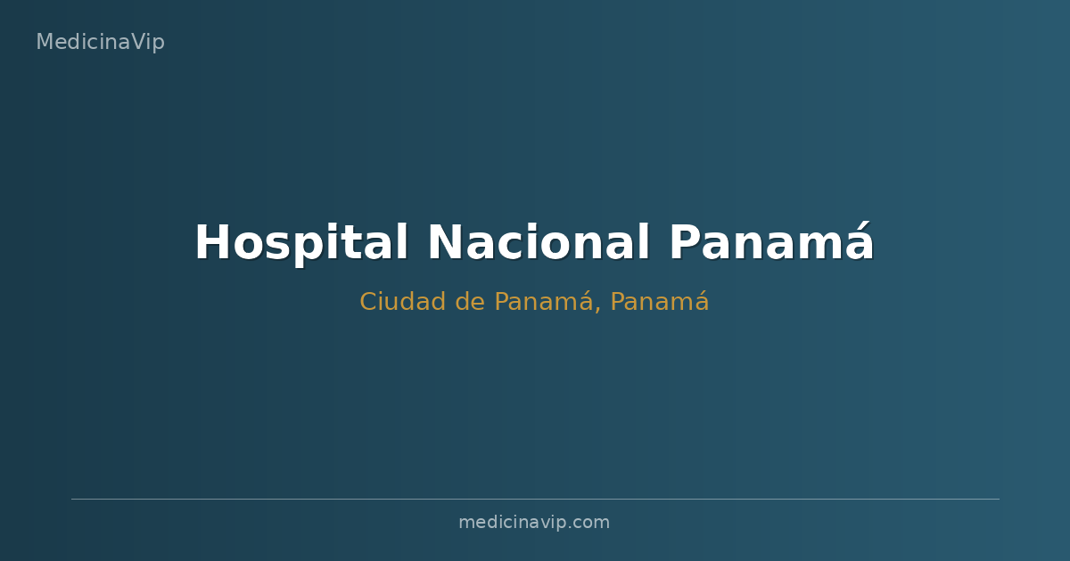 Hospital Nacional Panamá