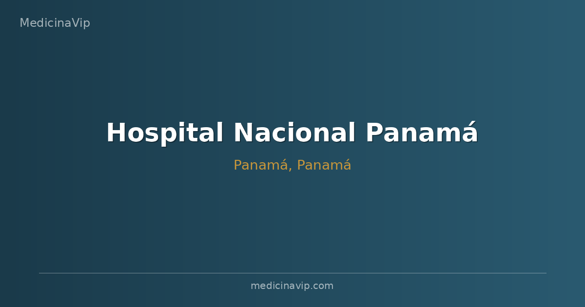 Hospital Nacional Panamá