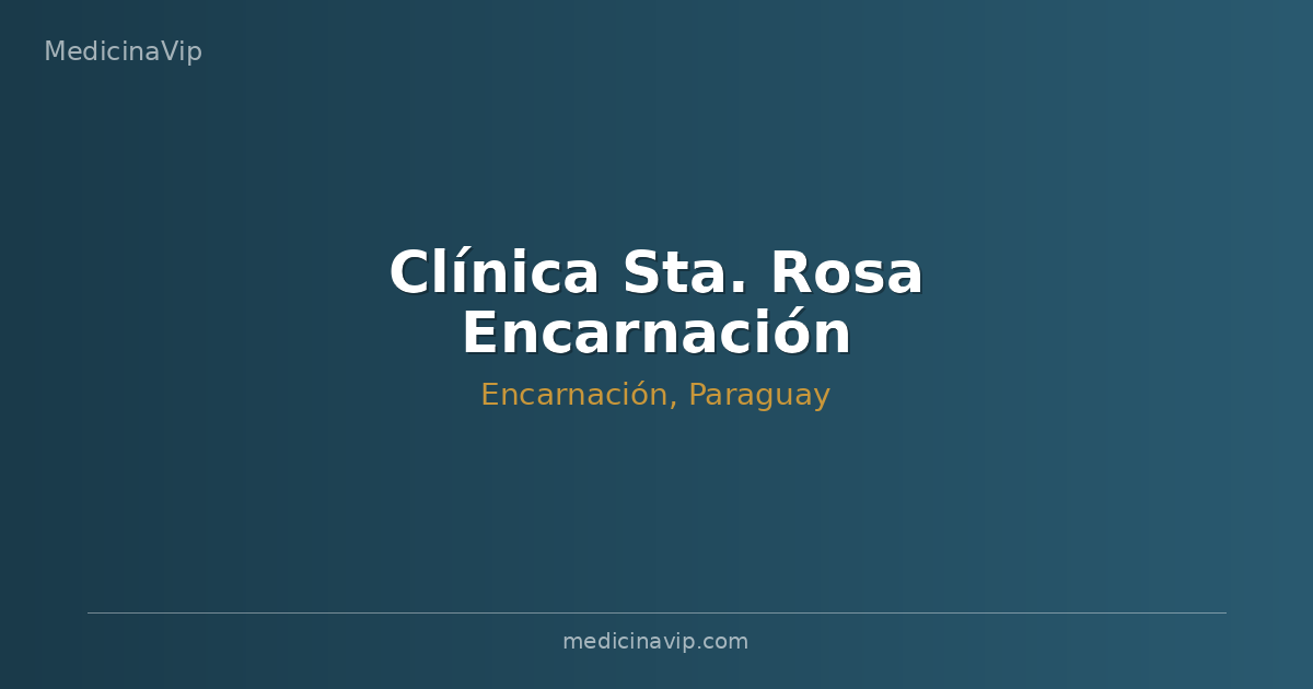 Clínica Sta. Rosa Encarnación