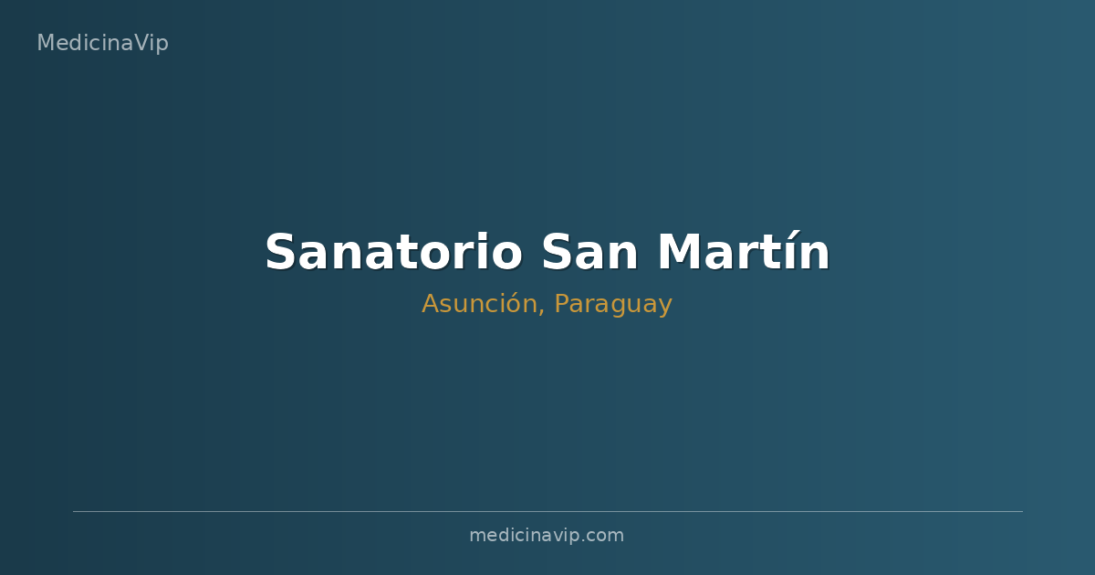 Sanatorio San Martín
