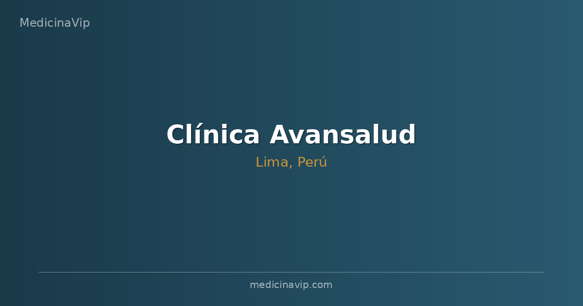 Clínica Avansalud