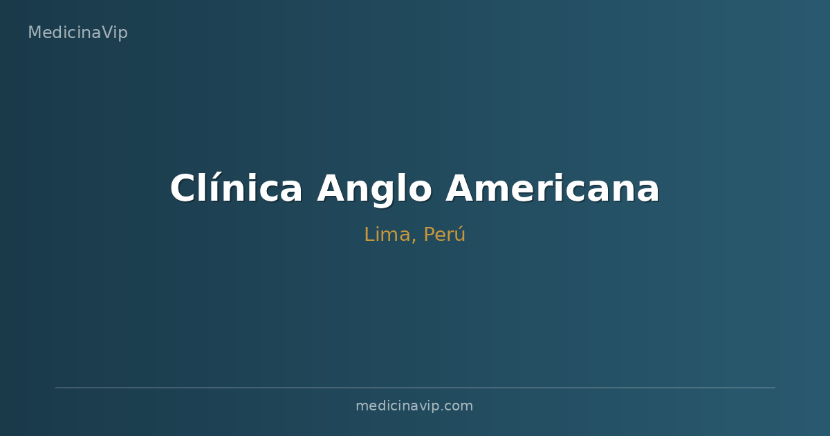 Clínica Anglo Americana