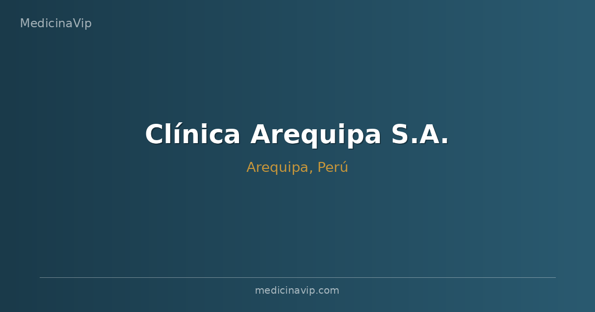 Clínica Arequipa S.A.
