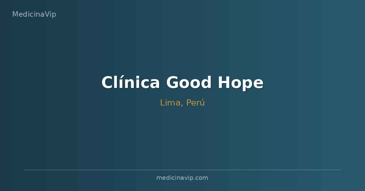 Clínica Good Hope