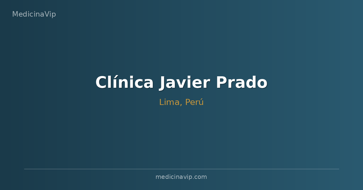 Clínica Javier Prado