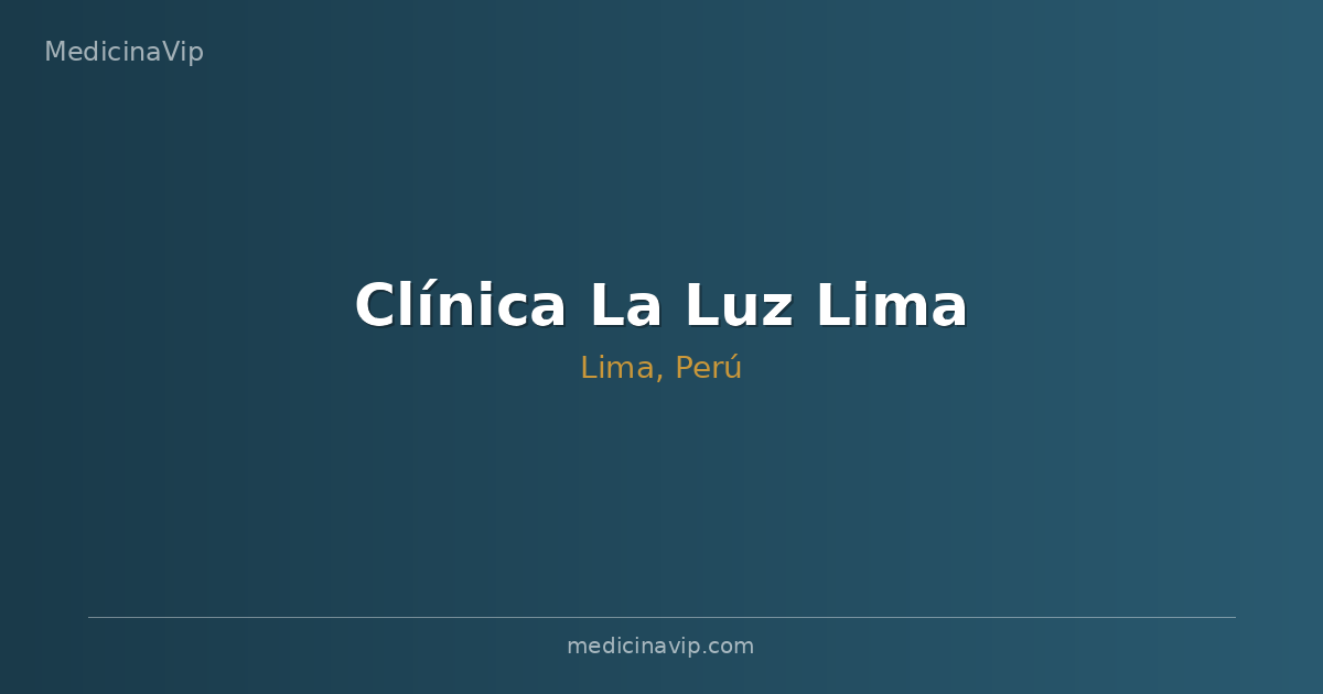 Clínica La Luz Lima