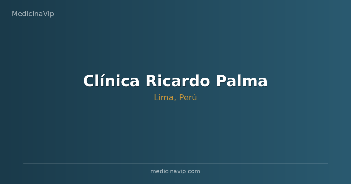 Clínica Ricardo Palma