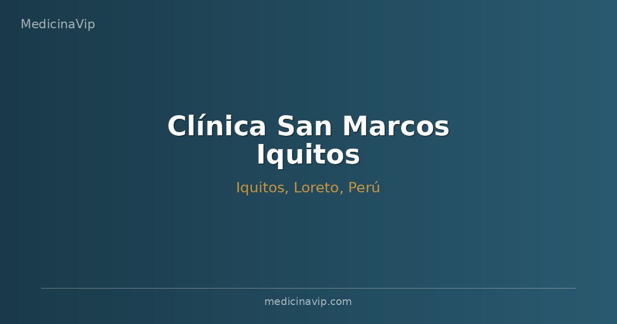 Clínica San Marcos Iquitos