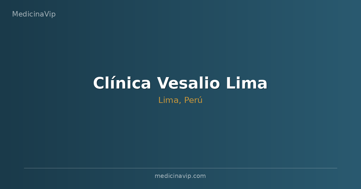 Clínica Vesalio Lima