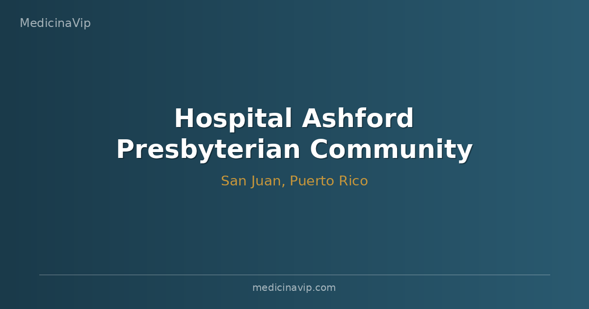 Hospital Ashford Presbyterian Community
