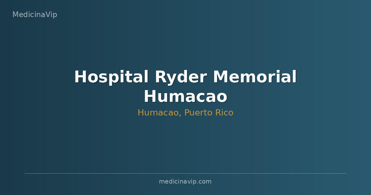 Hospital Ryder Memorial Humacao
