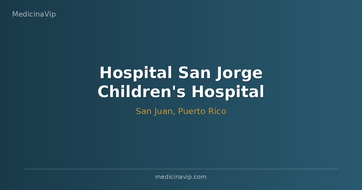 Hospital San Jorge Children's Hospital