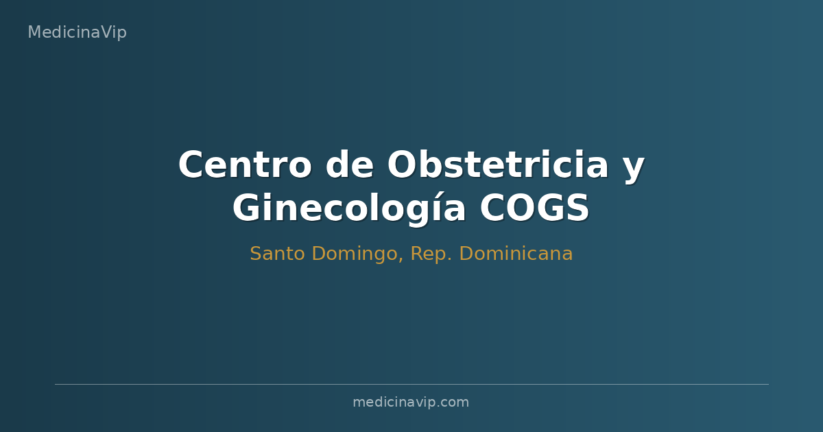 Centro de Obstetricia y Ginecología COGS