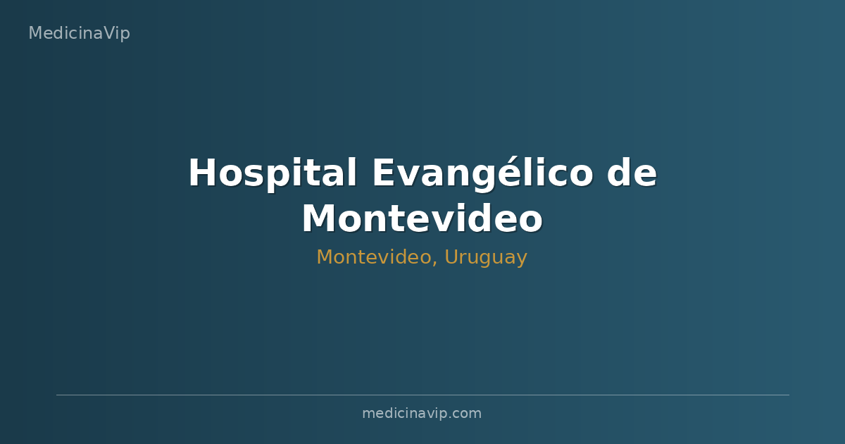 Hospital Evangélico de Montevideo