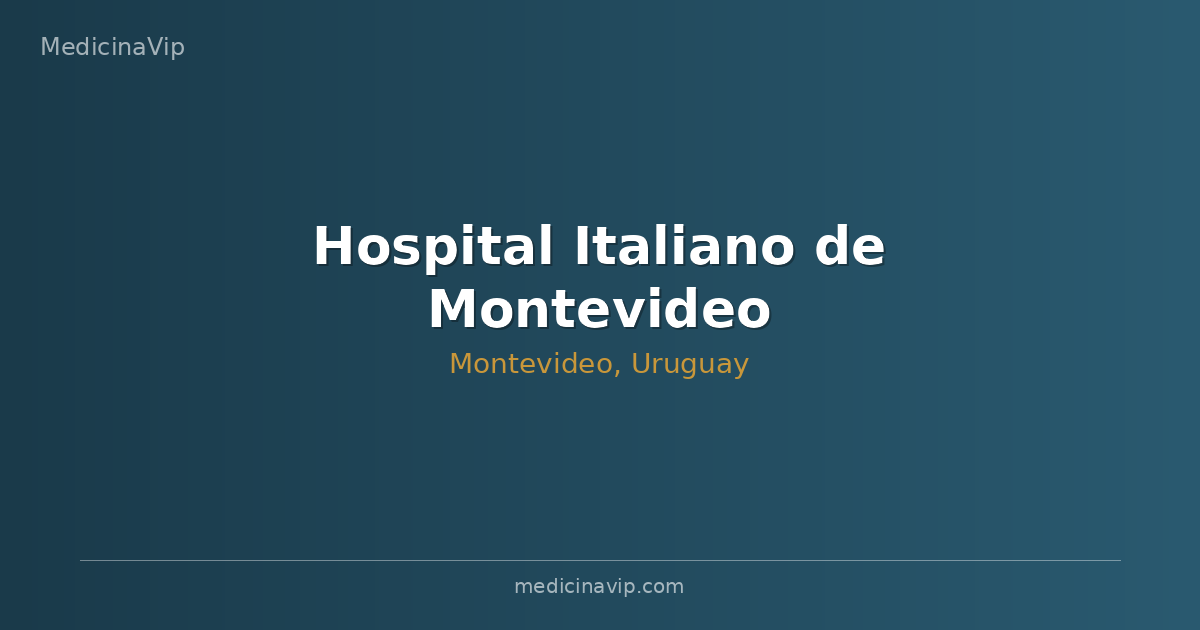 Hospital Italiano de Montevideo