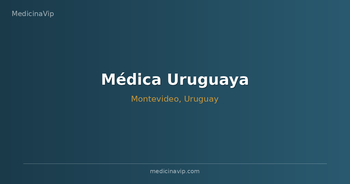 Médica Uruguaya
