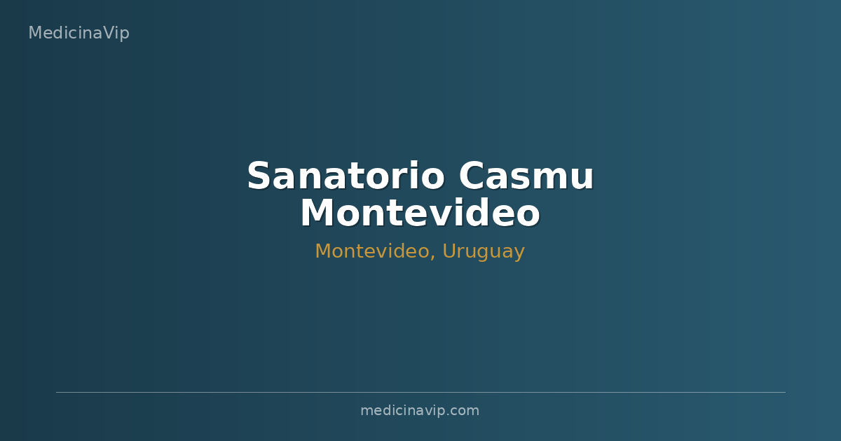 Sanatorio Casmu Montevideo