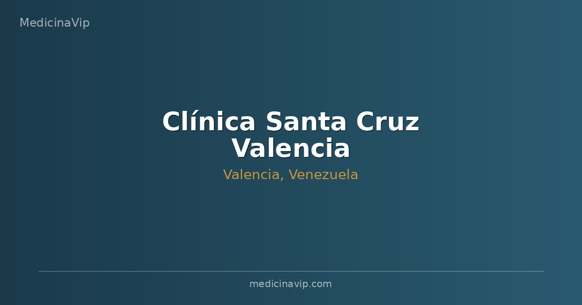 Clínica Santa Cruz Valencia
